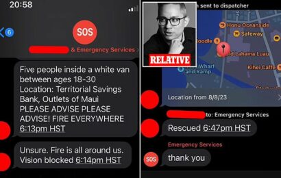 Apple Emergency SOS feature credited with saving family&apos;s life in Maui