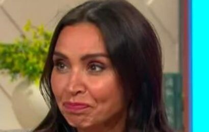 Christine Lampard issues apology after guest swears live on air