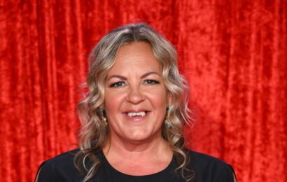 EastEnders’ Karen star Lorraine Stanley poses with rarely-seen fiancé amid soap exit