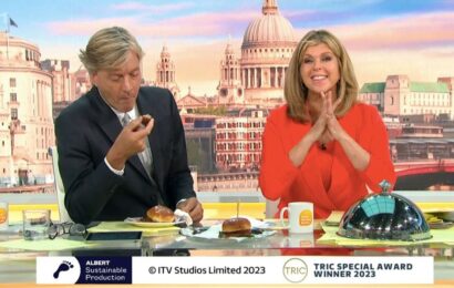 Good Morning Britain viewers shocked as host Richard Madeley eats squirrel live on air