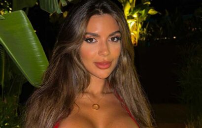 Love Island’s Ekin-Su stuns in plunging red minidress after reuniting with Davide following messy split | The Sun