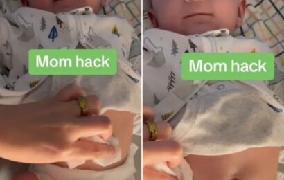 Mum shares 'game changing’ hack that encourages your baby to pee before a nappy change – and it’s only costs 1p | The Sun