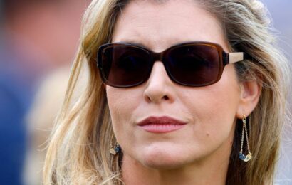Penny Mordaunt looks iconic in chic accessory at Goodwood Racecourse