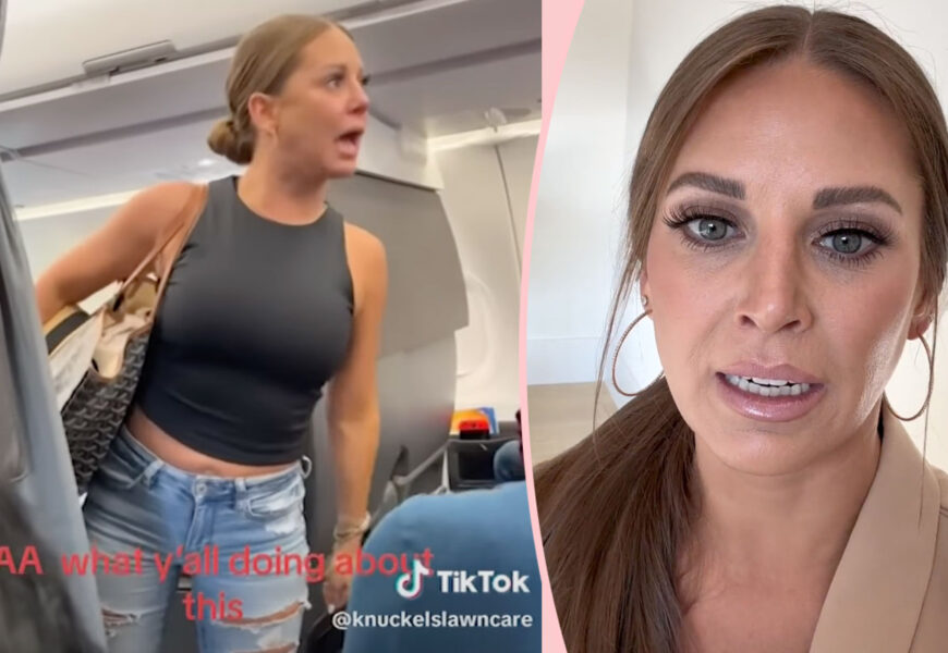 Viral Plane Lady Returns To Airport – And Has An Eerie Answer About What She Saw!