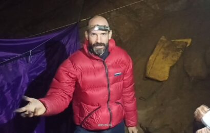American Mark Dickey rescued from a cave in Turkey after falling ill