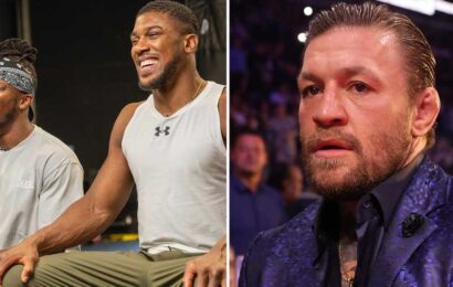 Anthony Joshua opens up on Conor McGregor's bizarre 'beef' with KSI after throwing support to YouTube star | The Sun