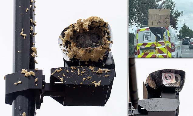 Furious motorists destroy more ULEZ cameras across London Furious motorists destroy more ULEZ cameras across London