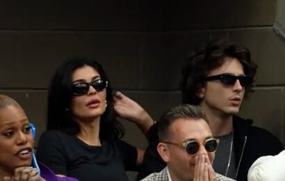 Hollywood's Elite Show Up for Men's US Open Final, Kylie and Timothée Present