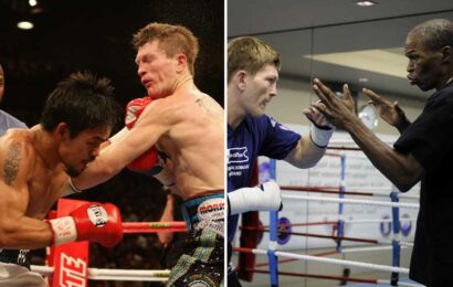 I was dropped in sparring as Floyd Mayweather Sr trained me into the ground for Manny Pacquiao fight, says Ricky Hatton | The Sun