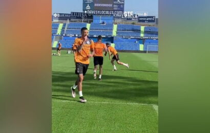 Mason Greenwood trains with Getafe following controversial move from Man United