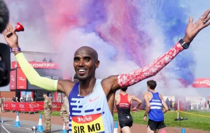 Sir Mo Farah finishes fourth in his final ever race
