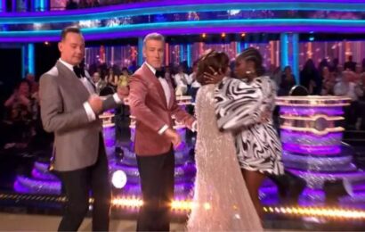 Strictly’s Shirley Ballas gobsmacked after co-star kisses her seconds into show