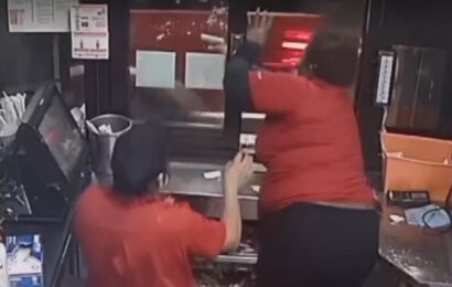 Video shows the moment Jack in the Box worker opens fire on a family
