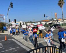 ‘Dancing With The Stars’ Picketed Again At TV City As Writers Show Support For WGA Negotiating Committee