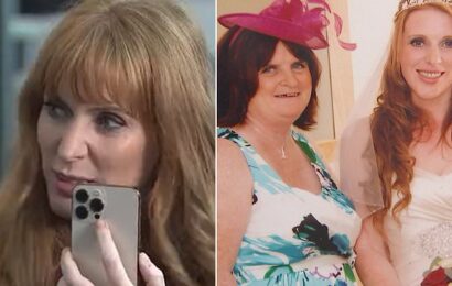 Hilarious moment Angela Rayner&apos;s mother calls her during TV interview