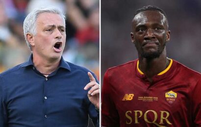 Jose Mourinho ‘to quit Roma in 2024 with ex-Chelsea striker Tammy Abraham following him for Premier League return’ | The Sun