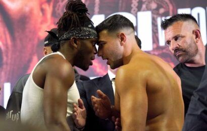 KSI vs Tommy Fury time: When does fight start in UK and US this weekend?