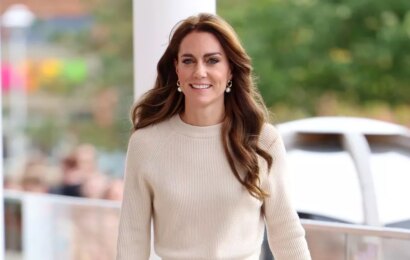 Kate Middleton ditches the power suits and stuns in cream co-ord for latest engagement