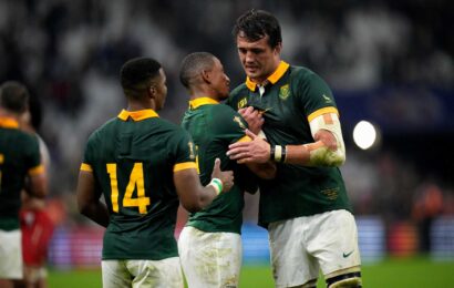 South Africa bounce back from Ireland defeat to bonus point victory over Tonga