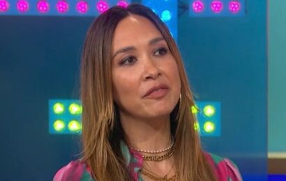 Sunday Brunch viewers say ‘wow’ as Myleene Klass dazzles in plunging top