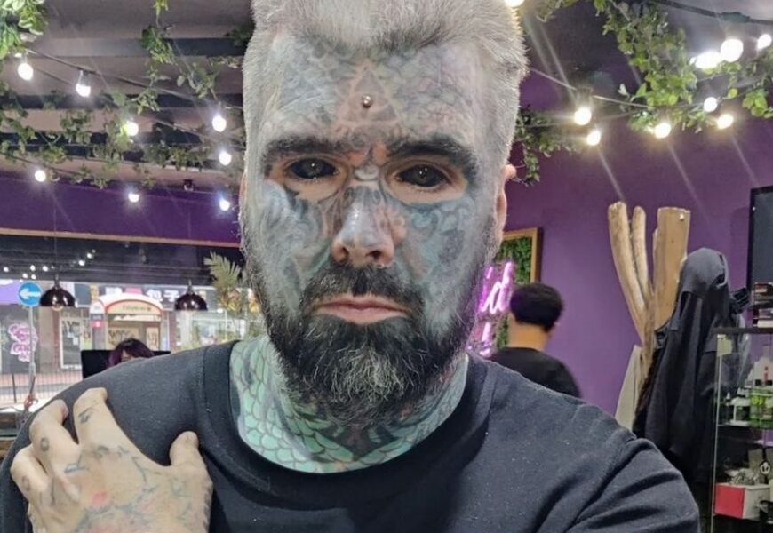 ‘Britain’s most tattooed man’ shares nasty health battle after extreme body mods