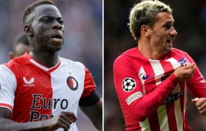 Feyenoord vs Atletico Madrid LIVE SCORE: Spanish giants look to book Champions League last-16 spot – latest updates | The Sun