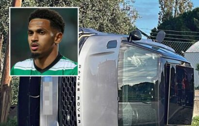 Former Tottenham star Marcus Edwards suffers horror car crash on way to training with £73K motor left on its side | The Sun