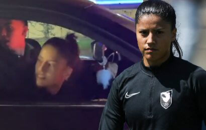 LA female soccer player flashes HITLER salute at pro-Israel rally
