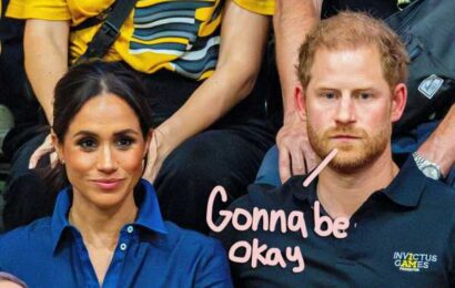 Prince Harry & Meghan Markle Are Desperately 'Learning To Lighten Up A Bit' After Rough Few Months