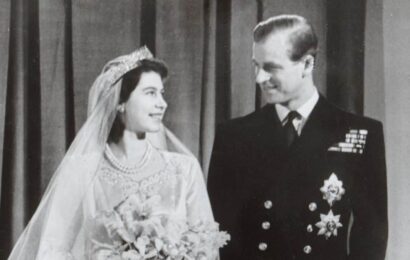 Queen Elizabeth and Prince Philip&apos;s fairytale wedding from 1947