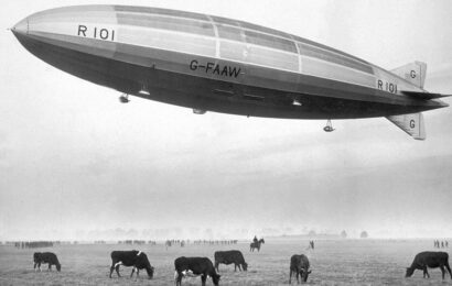 The fiery disaster that consumed the R101 brought to an end dream of airships
