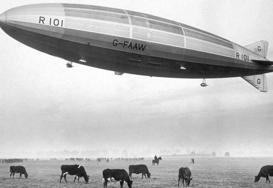 The fiery disaster that consumed the R101 brought to an end dream of airships