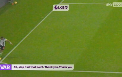 VAR audio from controversial Newcastle goal against Arsenal released by PGMOL