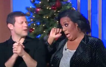 Alison Hammond wipes away tears during emotional moment with Dermot O’Leary