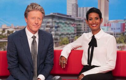 BBC Breakfast viewers left stunned as Naga Munchetty and Charlie Stayt are joined by an unexpected guest | The Sun