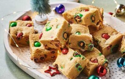Christmas blondies ‘perfect for any festive party’ – recipe