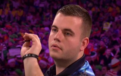 Darts star throws ‘worst leg ever seen at Ally Pally’ – but still wins the match